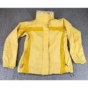 Columbia Womens Yellow Core Interchange Jacket Size Small Full Zip